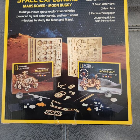 NEW NATIONAL GEOGRAPHIC Solar Model Kit Wooden 3D Puzzle Models NASA Space Explo - Picture 14 of 16